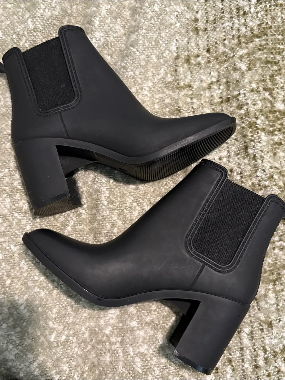 Jeffrey Campbell Hurricane Waterproof Chelsea Boot in Matte Black